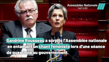 Sandrine Rousseau provoque un nouveau malaise à l'Assemblée nationale