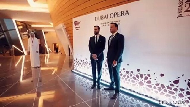 L'orchestra della Scala di Milano si esibisce alla Dubai Opera House