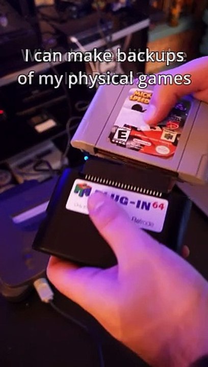 Today I got myself a new Nintendo 64 game, lets back it up!