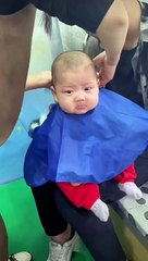 Baby Don't Want To Cut His Hair |Babies Funny Moments | Babies Funny Reactions