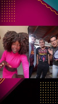 Modelo Angoleña y su gusto por la música de Los Nocheros