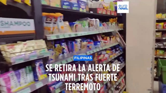 Se retira la alerta de tsunami en Filipinas tras registrarse un seísmo de 7,6 grados