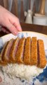 WAGYU KATSU-DON  #wagyu #wagyubeef #kobebeef #tonkatsu #teryaki #sauce #rice #riz #don #japanese #japanesefood #recette #recipe #dinerwithme #recipes #chef
