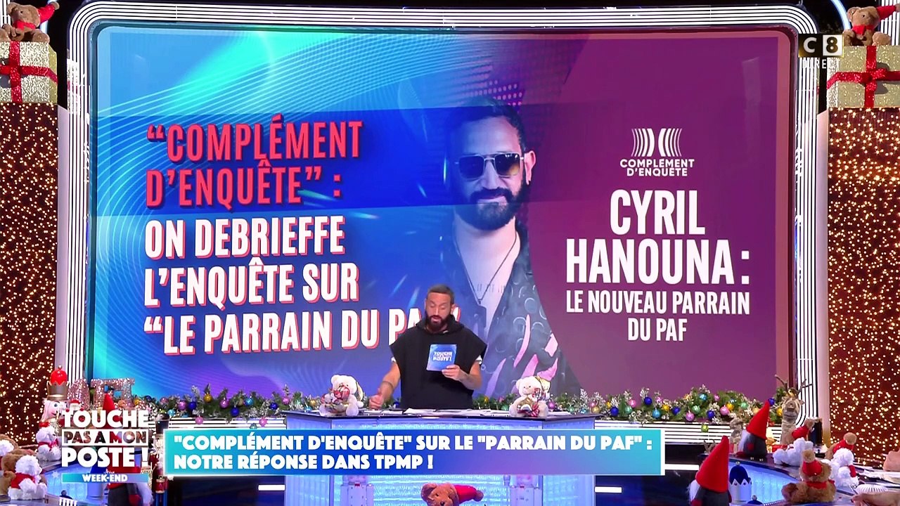 Cyril Hanouna dans "TPMP Week-end" le 1er décembre 2023 sur C8.