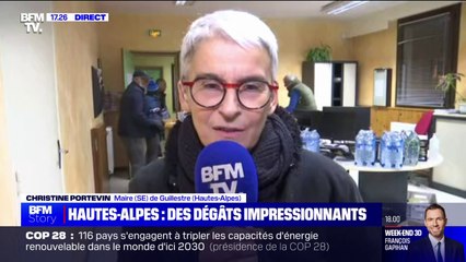 Inondations dans les Hautes-Alpes: eau impropre à la consommation à Guillestre, des bouteilles d'eau distribuées aux habitants