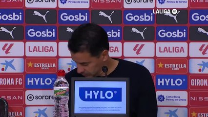 Rueda de prensa de Míchel, Girona vs. Valencia
