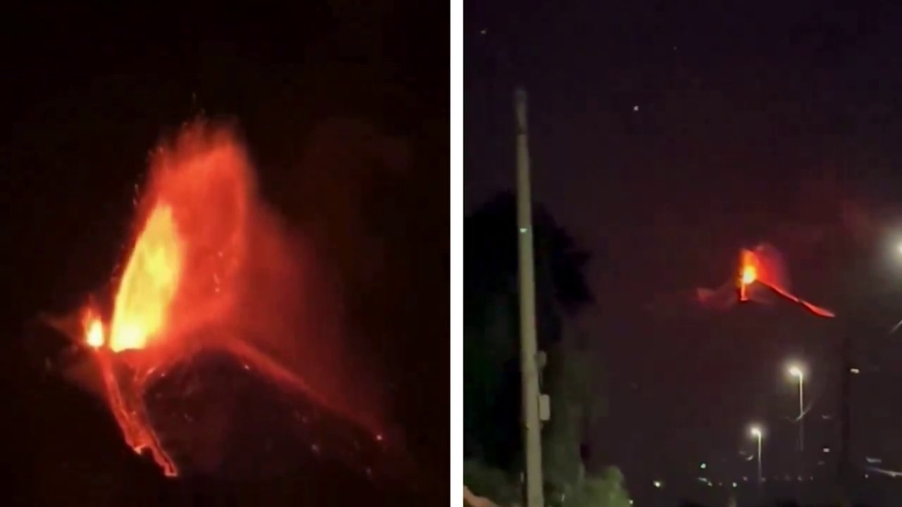 BREAKING: Etna volcano erupts on the Italian island of Sicily - video ...