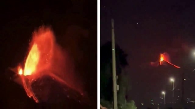 BREAKING: Etna volcano erupts on the Italian island of Sicily