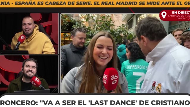 El detalle de esta mujer madridista con Tomás Roncero: imperdible