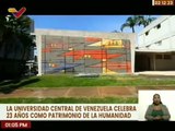 Especial | Universidad Central de Venezuela conmemora 23 años como patrimonio de la humanidad