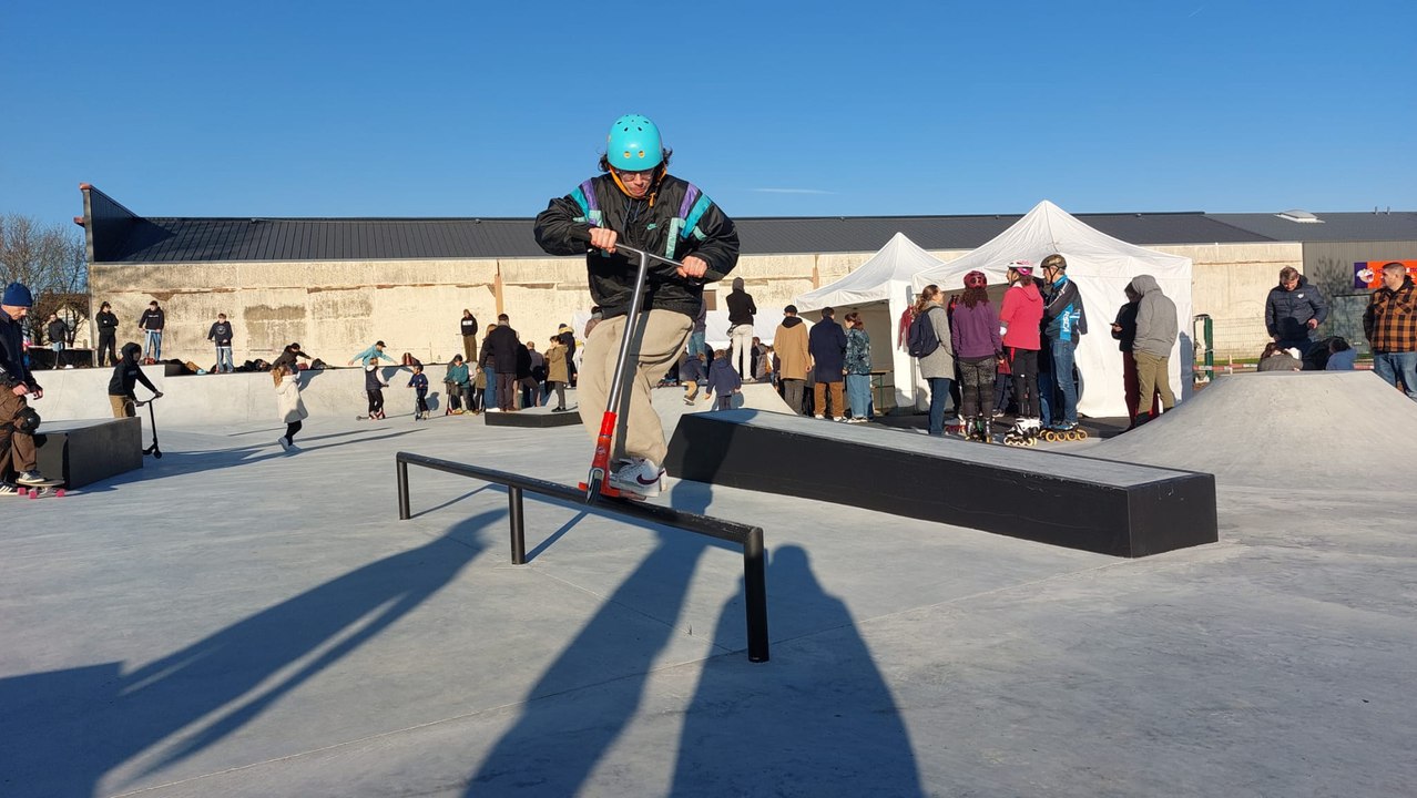 L'inauguration du nouveau skate-park d'Alençon attire les riders