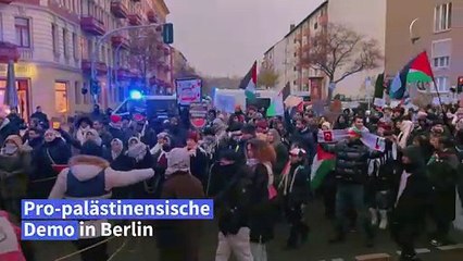 Pro-palästinensische Demo in Berlin