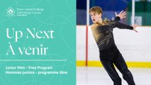 Junior Men Free / Hommes juniors - programme libre - Rink B - 2023-2024 Junior/Senior Skate Canada Challenge / Défi Patinage Canada