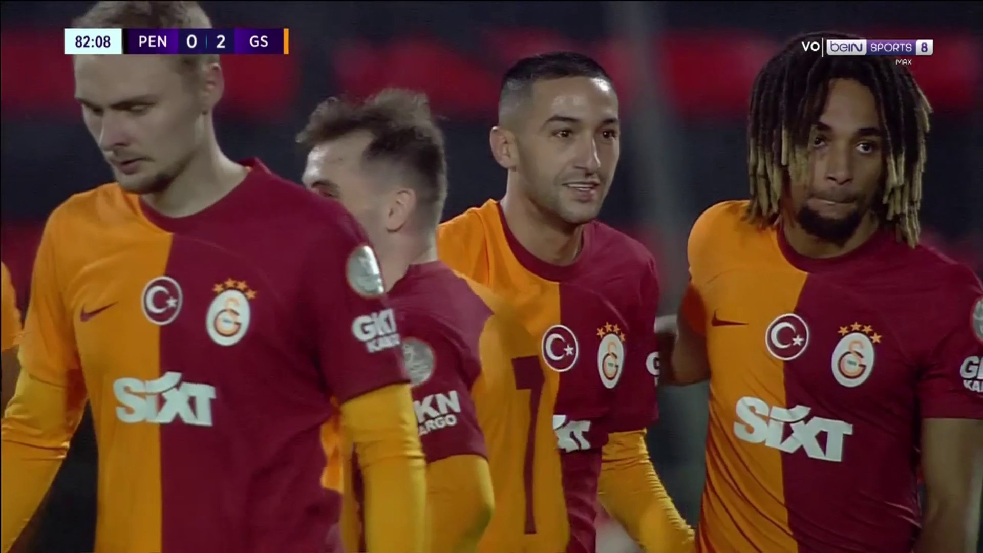 Süper Lig : Ziyech et Bakambu portent Galatasaray contre Pendikspor