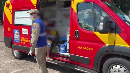 Fortíssima colisão entre carro e moto é registrada no Bairro Presidente