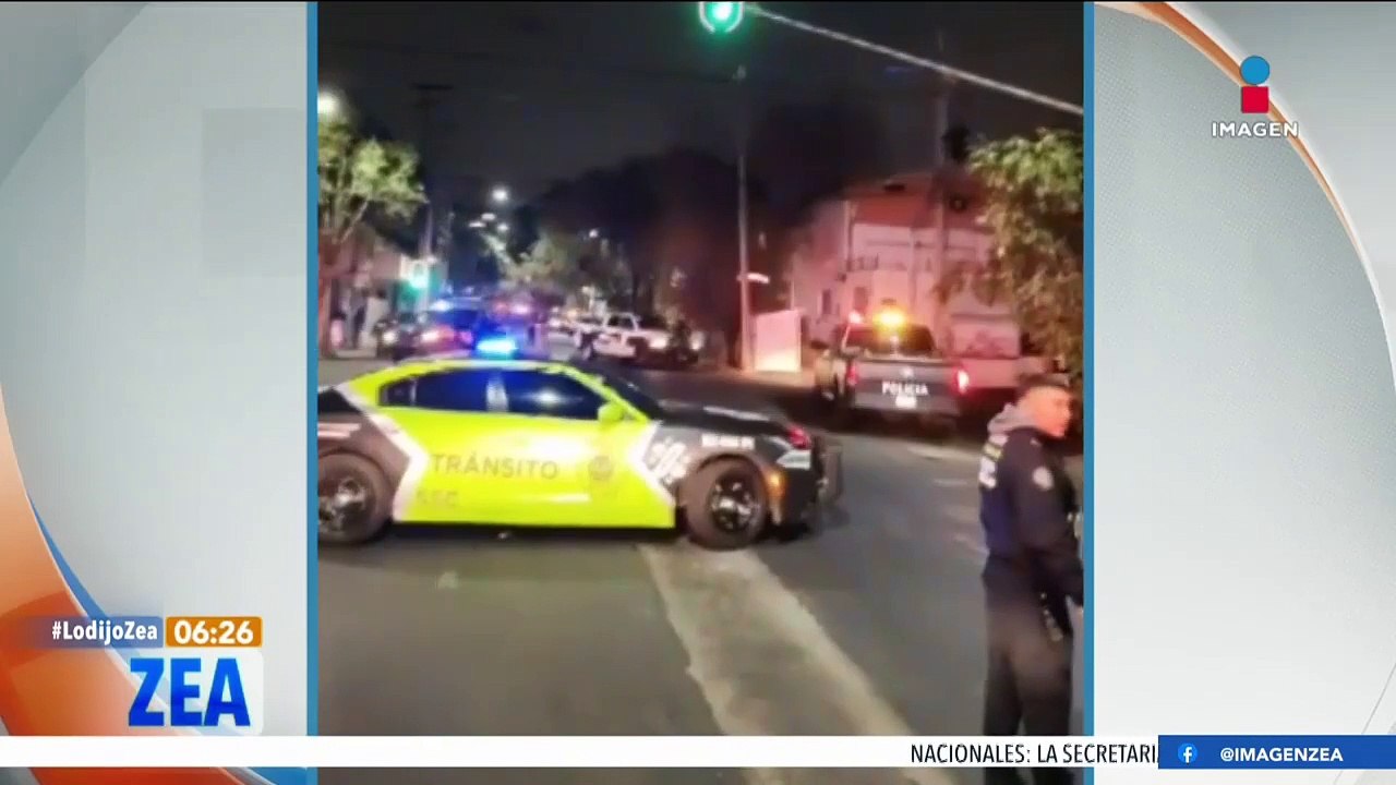 Se reporta balacera en calles de la Col. Doctores, CDMX