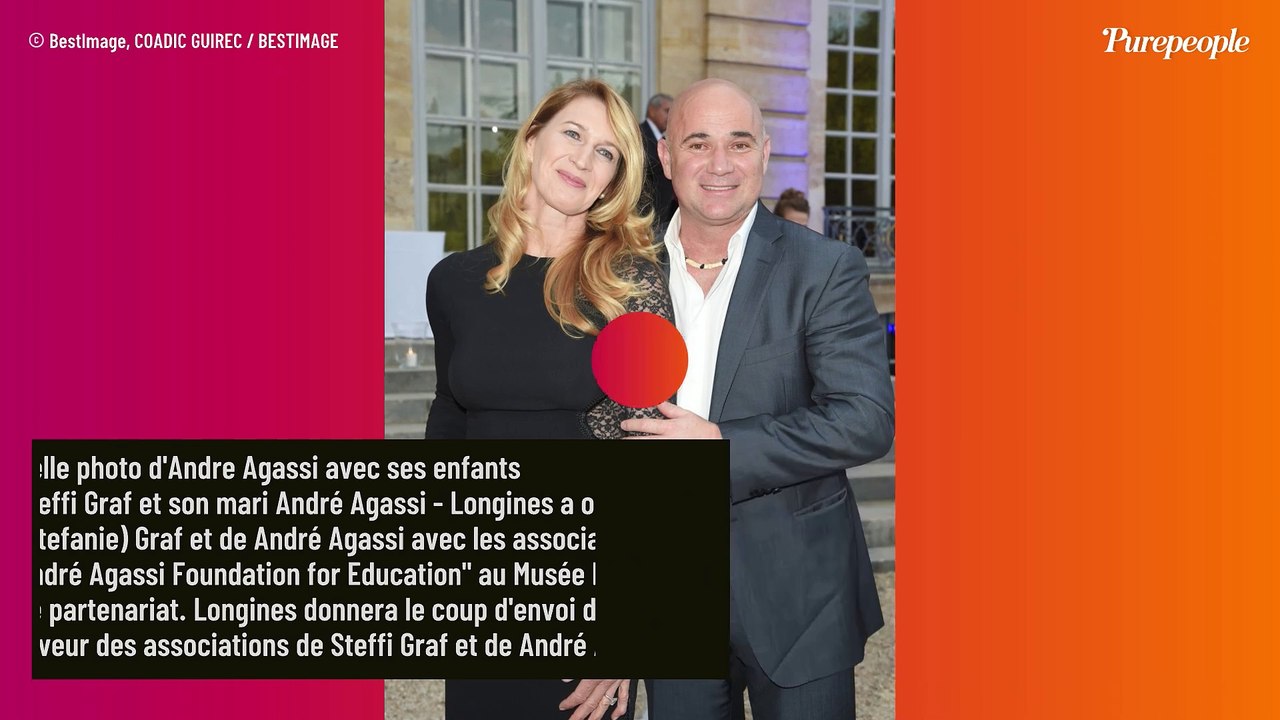 Andre Agassi : Rare photo aux côtés de Jaden et Jaz, les enfants qu'il a eus avec Steffi Graf