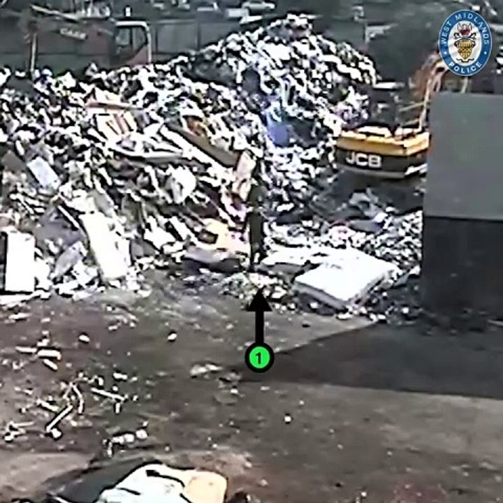 Shocking footage shows the final moments before Wolverhampton a worker fell to his death