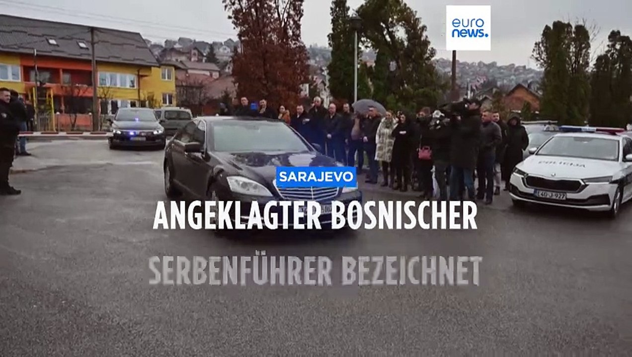 Prozessauftakt in Sarajewo: Serbenführer Dodik bezeichnet Gericht als "illegal"