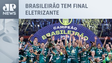 Palmeiras é bicampeão, soma 12º título brasileiro, e Santos é rebaixado pela primeira vez