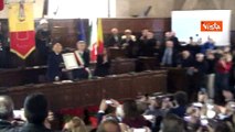 Spalletti riceve la cittadinanza onoraria a Napoli
