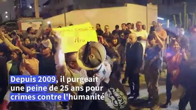 L'ex-président péruvien Alberto Fujimori arrive chez sa fille après sa libération