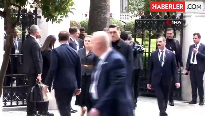 Cumhurbaşkanı Erdoğan Yunan gazetecinin "Hoş geldiniz" sözlerini yanıtsız bırakmadı