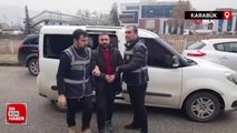 Karabük'te hırsızlık şüphelisi suçu gazeteciye attı