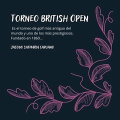 -Jacobo Shemaria Capuano- Torneo British Open: (Parte 1) (Creado por @JacoboShemariaCapuano)