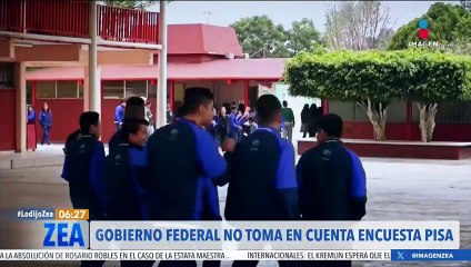 López Obrador rechaza los resultados de la prueba PISA