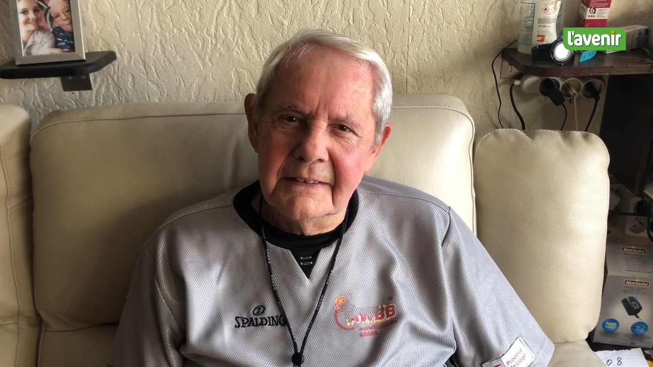 Jean Princen (86 ans), plus vieil arbitre de basket en province de Liège