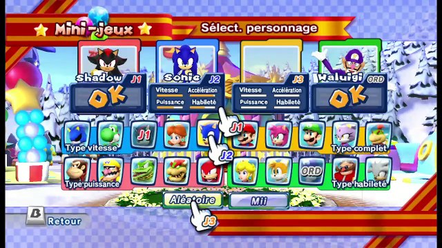 Mario & Sonic aux Jeux olympiques d'hiver online multiplayer - wii
