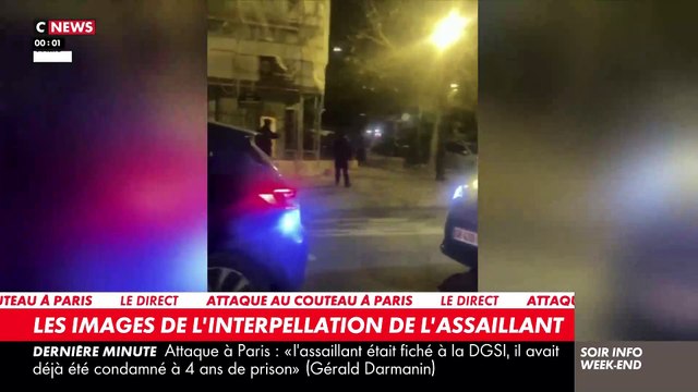 Attaque à Paris : Regardez la vidéo du face à face entre les policiers et l'assaillant qui venait de tuer une personne et a fait 2 blessés à quelques mètres de la Tour Eiffel