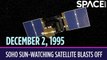 OTD In Space - December 2: NASA Launches SOHO Sun-Watching Satellite