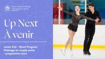 Junior Pair Short / Patinage en couple junior - programme court - Rink A - 2023-2024 Junior/Senior Skate Canada Challenge / Défi Patinage Canada