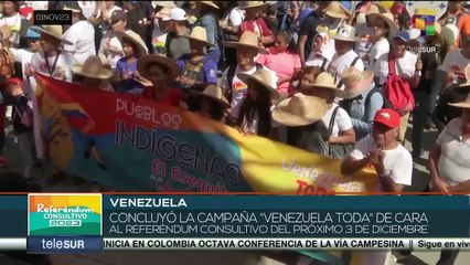 Concluye “Venezuela toda” campaña de cara al referéndum
