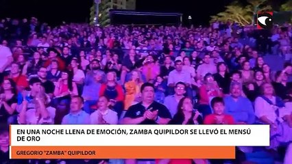 En una noche llena de emoción, Zamba Quipildor se llevó el Mensú de Oro