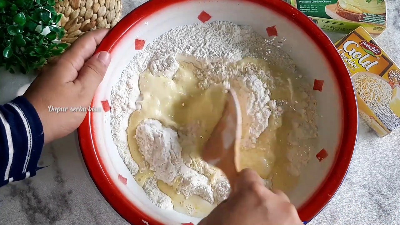 ROTI KEPANG ISI KEJU TANPA MIXER - ROTI SOBEK ISI KEJU