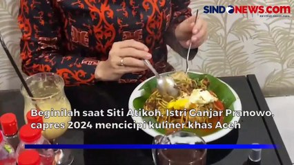 Siti Atikoh Ketagihan Cicipi Mi Aceh Langsung di Kota Asalnya: Sedap Banget!