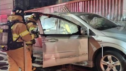 인천서 본인 차량에 불 지른 60대 입건 / YTN