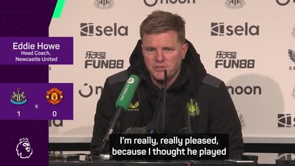 Howe delighted for match-winner Gordon