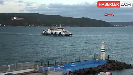 Çanakkale'de Feribot Seferleri İptal Edildi