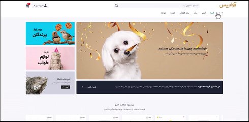 پلتفرم طراحی سایت مارکت پلیس آوادیس