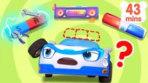 Where is Police Car's Siren?| Police Car Song | Monster Truck | Kids Songs | BabyBus