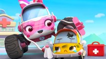 Let’s Go! Brave Ambulance |  More Monster Trucks | Car Cartoon | Kids Songs | BabyBus