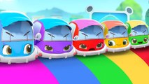 Five Little Cars | Let's Call the Ambulance | Monster Truck | Car Cartoon | Kids Songs | BabyBus