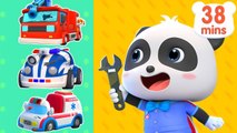 Let's Repair Fire Truck, Police Car and Ambulance | Monster Truck | Kids Songs | BabyBus