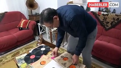 Koleksiyoner Altınsoy, 2 binin üzerinde biriktirdiği taş plakla misafirlerini geçmişe götürüyor