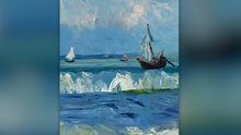 Van Gogh’un "Les Saintes-Maries-de-la-Mer" serisi dijital dünyada canlandı