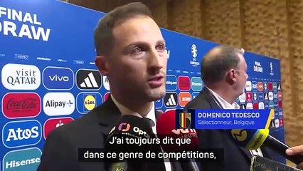Tedesco : "Sur le papier, ça semble plus facile"